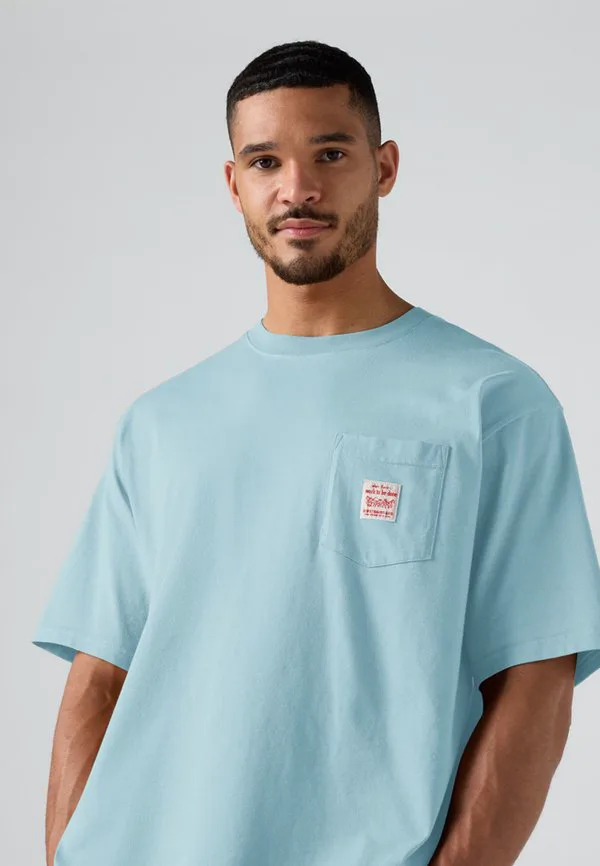 Рабочая футболка, базовая футболка Levi'S Workwear, Forget Me Not — фото 4