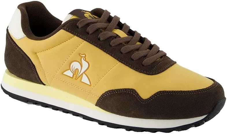 Кроссовки унисекс Le Coq Sportif Astra_2, Spruce Yellow Chocolate Brown — фото 2
