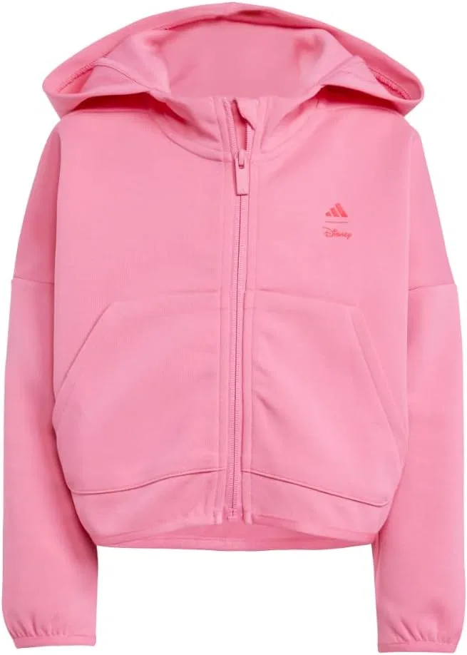 Детская толстовка adidas x Disney Minnie Mouse, Pink Fusion/Multicolor/Pure Ruby — фото 2