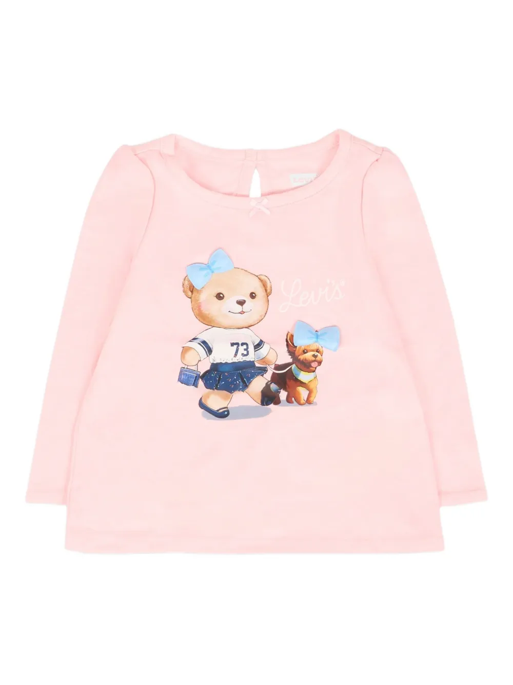 Комплект из трех брюк с логотипом Levi's Kids, синий — фото 3