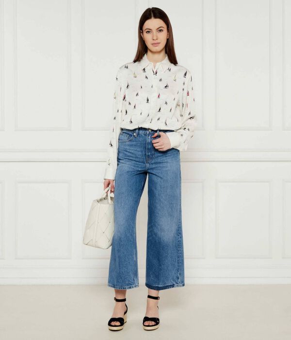 Рубашка Regular fit Tommy Hilfiger, экрю — фото 2