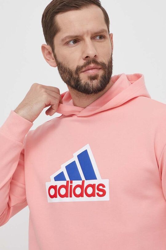 Толстовка adidas, роза — фото 4