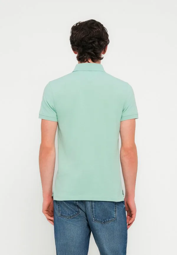 Поло-Рубашка из пике приталенного кроя 1985 года. Tommy Hilfiger, Crushed Mint — фото 3