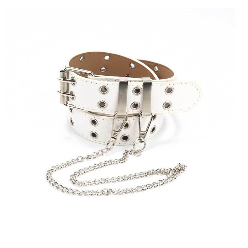 

FUO Ремень из искусственной кожи унисекс шириной 3,3 см, White