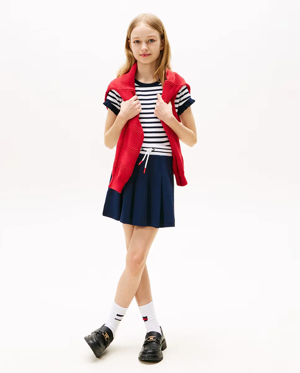 

Юбка для девочки с регулируемым шнурком Tommy Hilfiger, синий