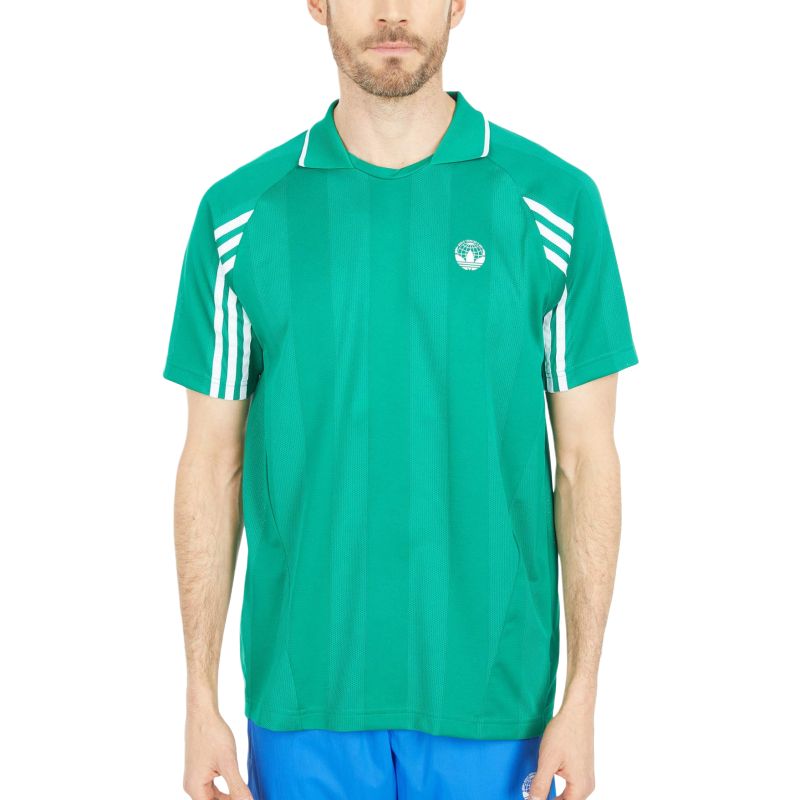 Футболка Oyster Holding мужская зеленая Adidas Originals — фото 2