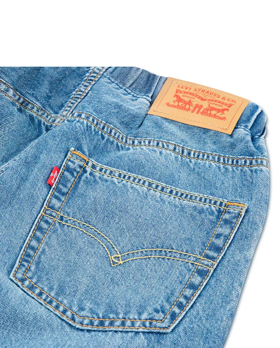 Джинсы Levi's Stay Loose с запрессовкой на тянущейся талии, синий — фото 3