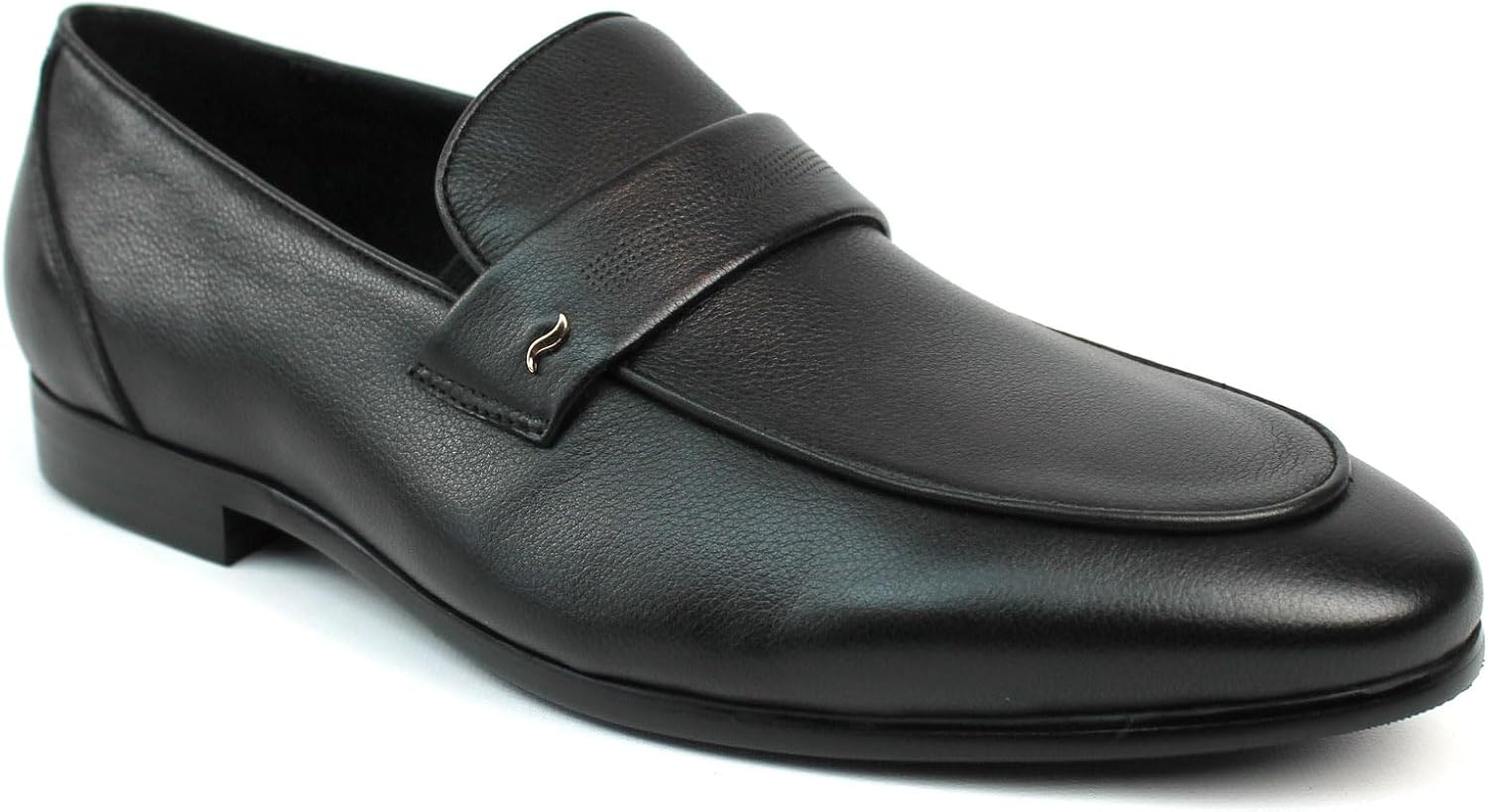 

Мужские эксклюзивные слипоны из натуральной кожи Azar Man, черный