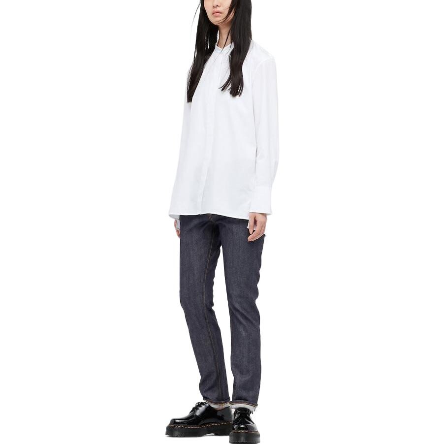 Джинсы женские Uniqlo, темно-синий — фото 3