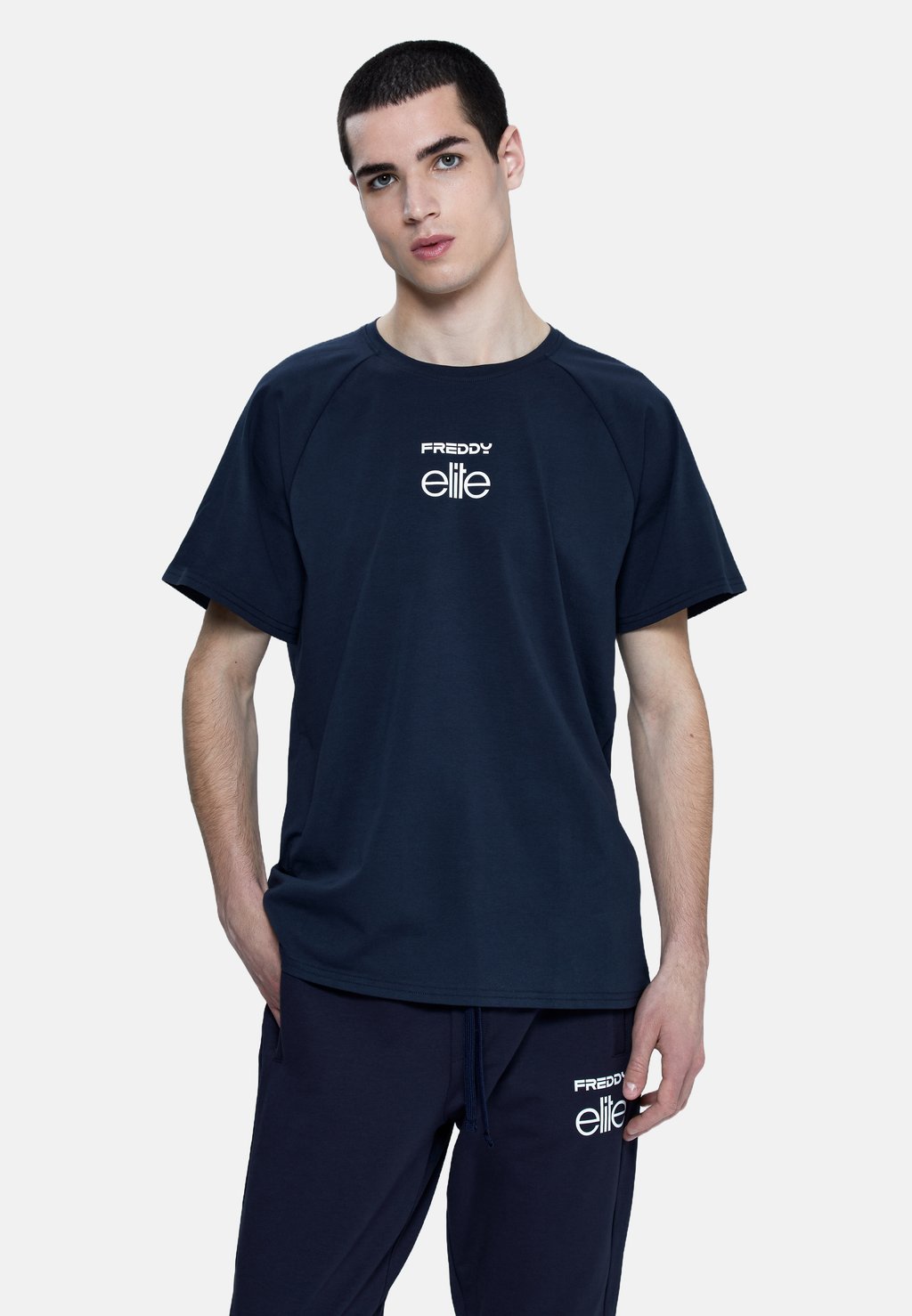 

Футболка с принтом MANICHE RAGLAN Freddy, темно-синий
