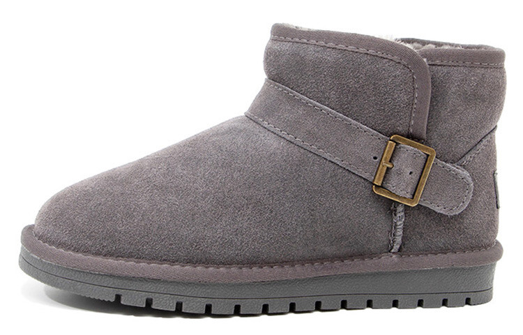 Зимние ботинки женские серый Feiyue