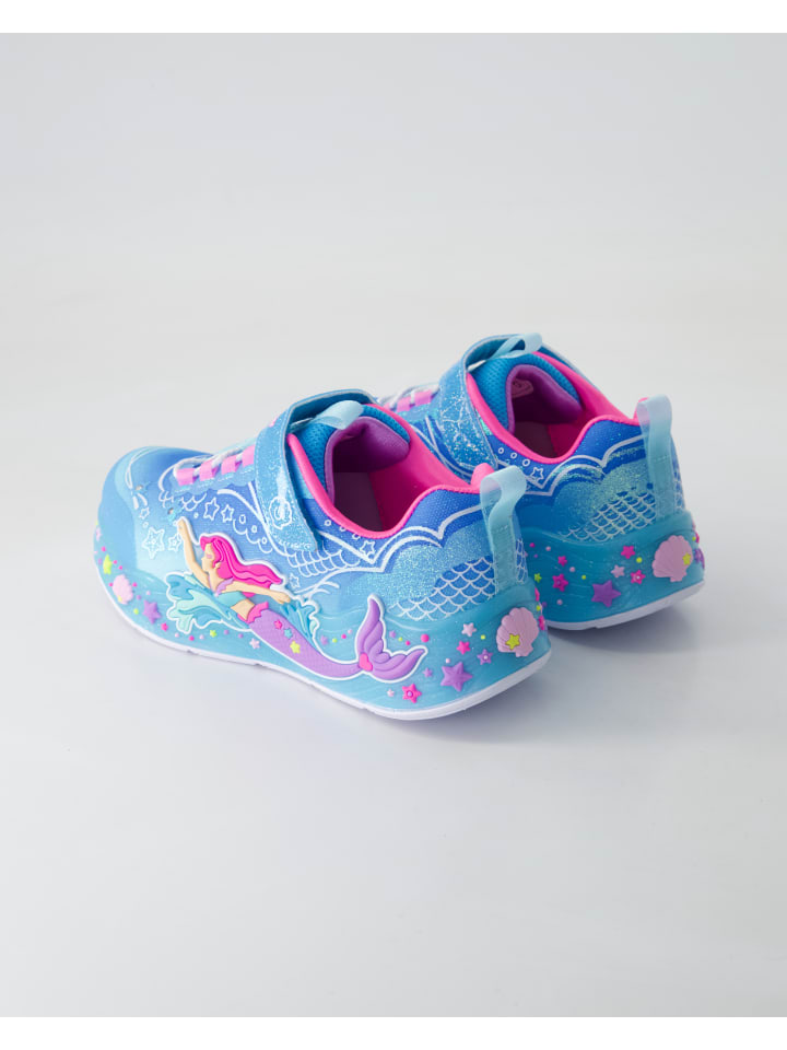 Кроссовки на шнуровке Skechers, синий — фото 3