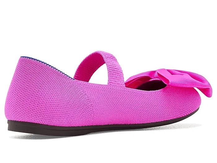 Балетки с большим бантом Big Bow Mary Jane Rothy's Kids, Tan Faux Leather Vamp — фото 4