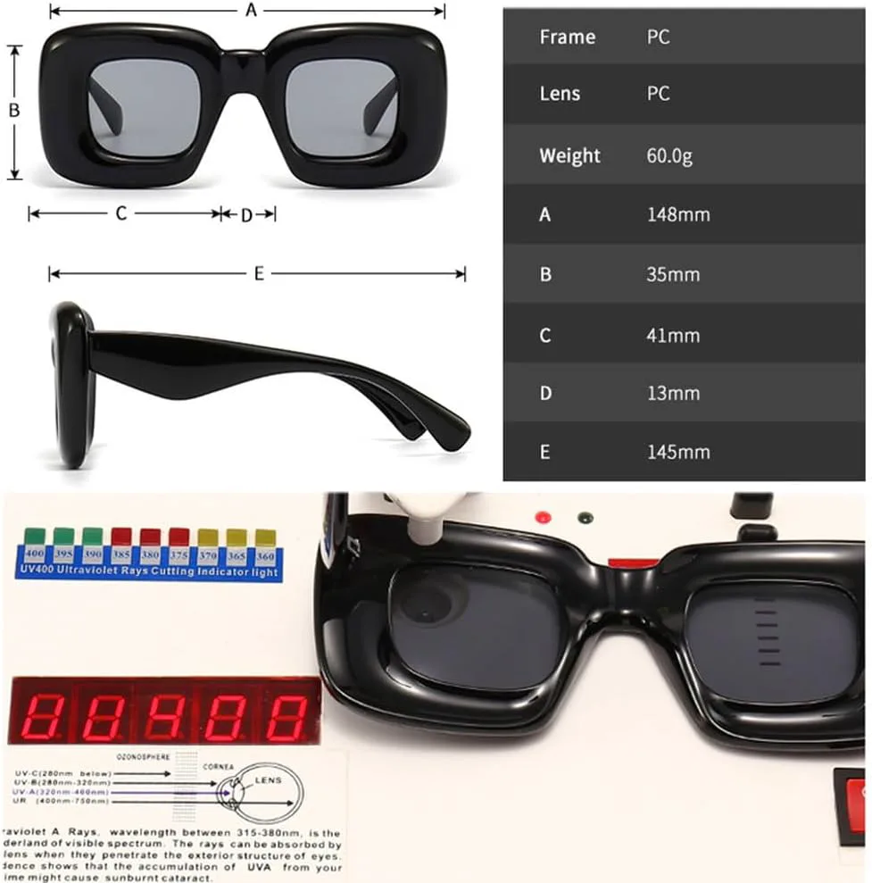 

Ретро-солнцезащитные очки с металлическими шарнирами, конфетного цвета, толстые линзы, модные для женщин и мужчин, защита от УФ-излучения UV400 HVTVTLA, Green Grey