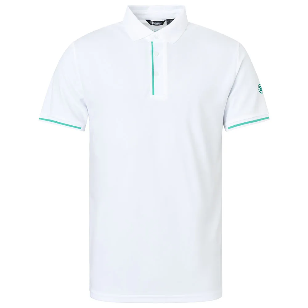 

Поло с коротким рукавом Abacus Golf Pikewood Drycool, белый