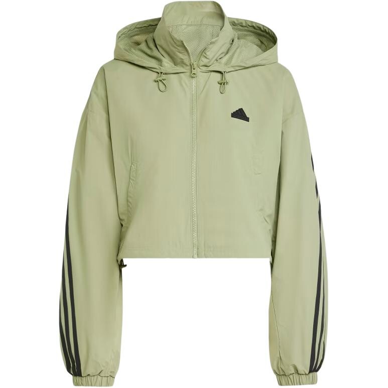 

Одежда Куртка женская зеленая Adidas