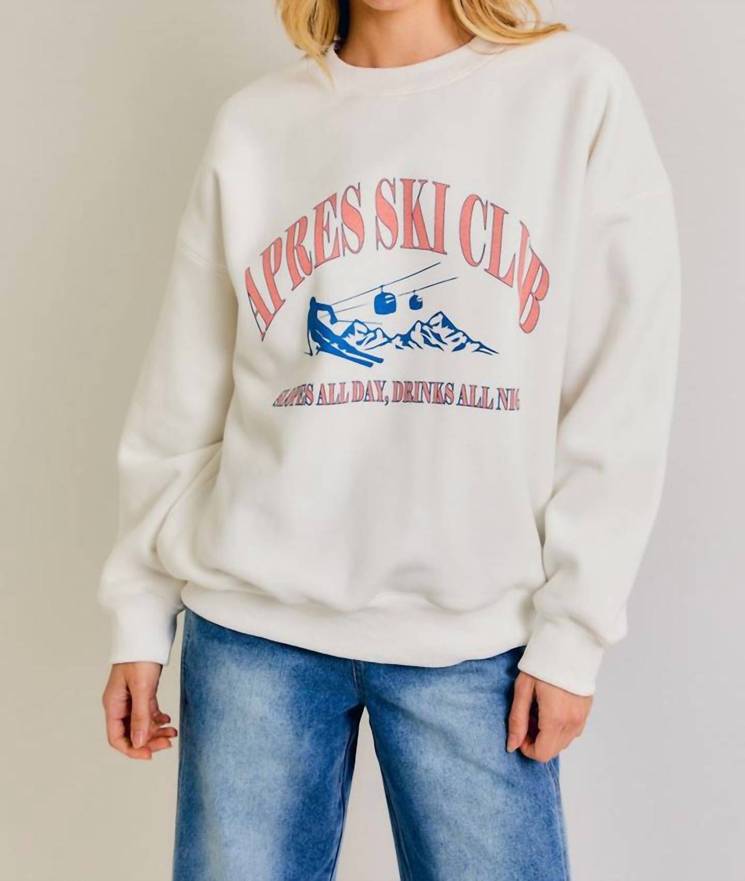 

Белая толстовка Après Ski Club LE LIS