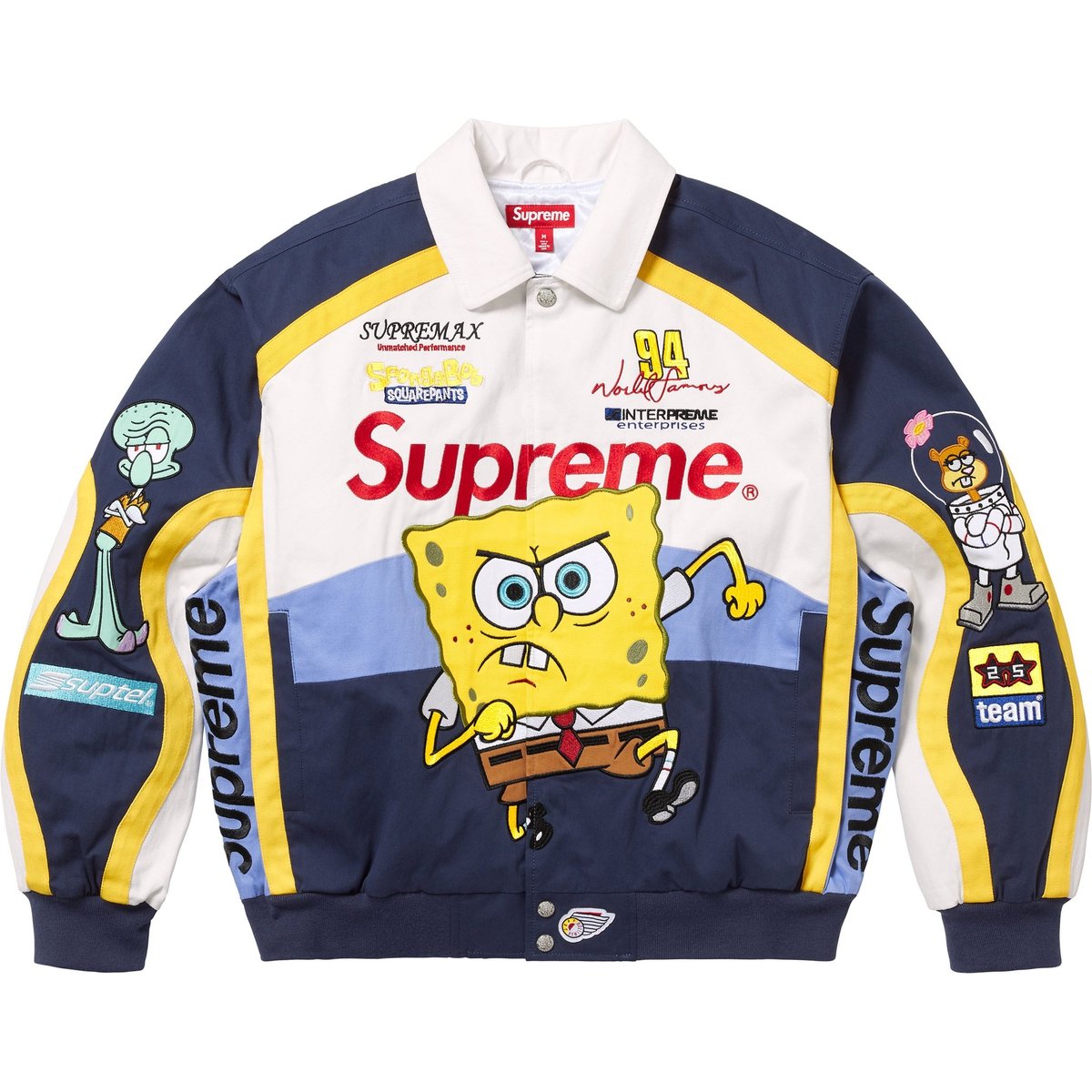 

Supreme Куртка унисекс Jeff Hamilton X Spongebob Squarepants X Sponge Baby, White