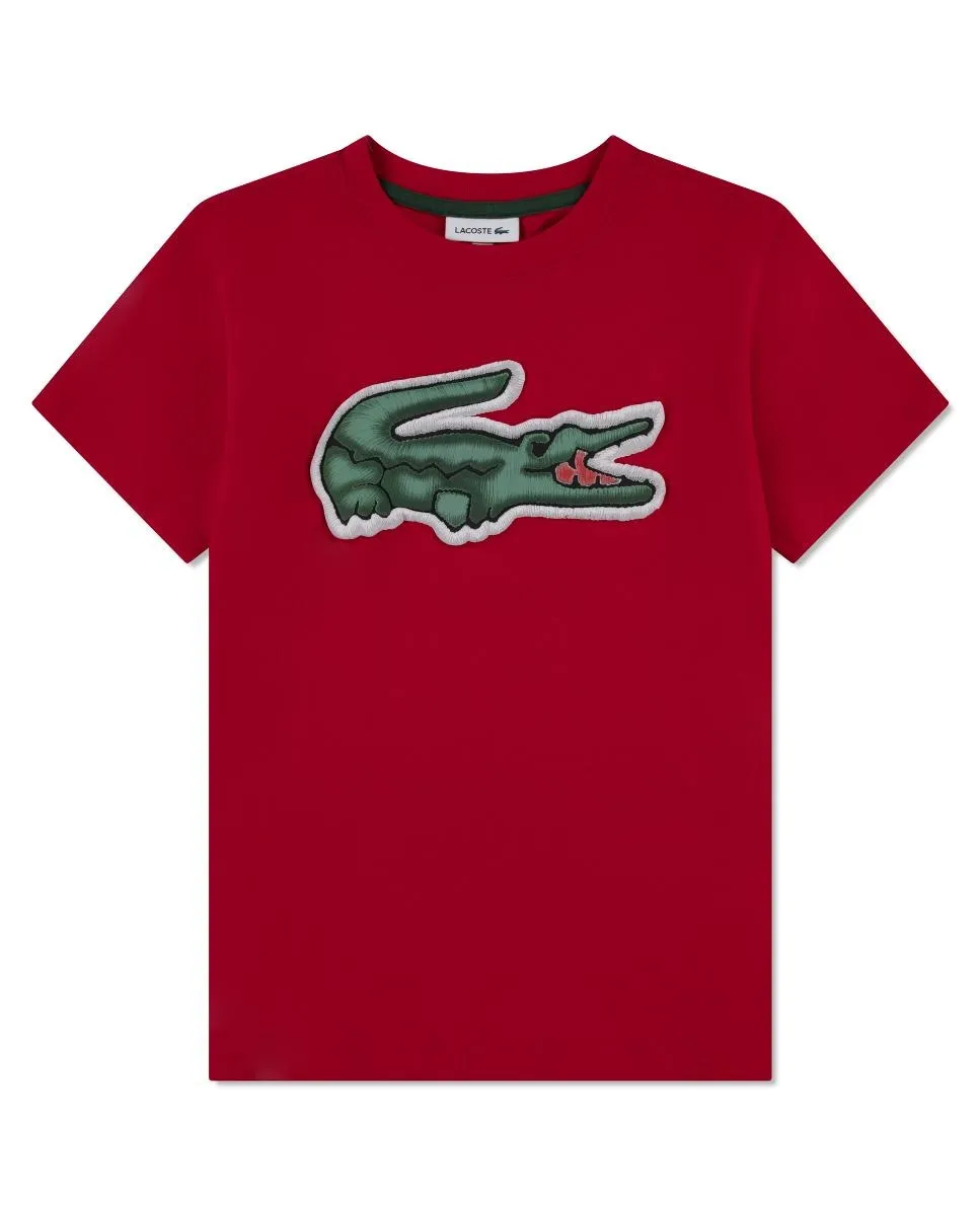 

Футболка Puff для мальчика Lacoste, красный