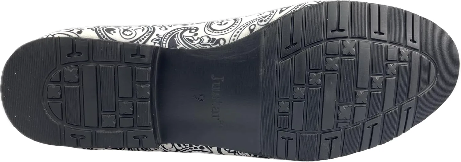 

Мужские дизайнерские лоферы Justar, повседневные кожаные туфли, вечерние слипоны с принтом, мокасины для вождения, синие и красные, черный