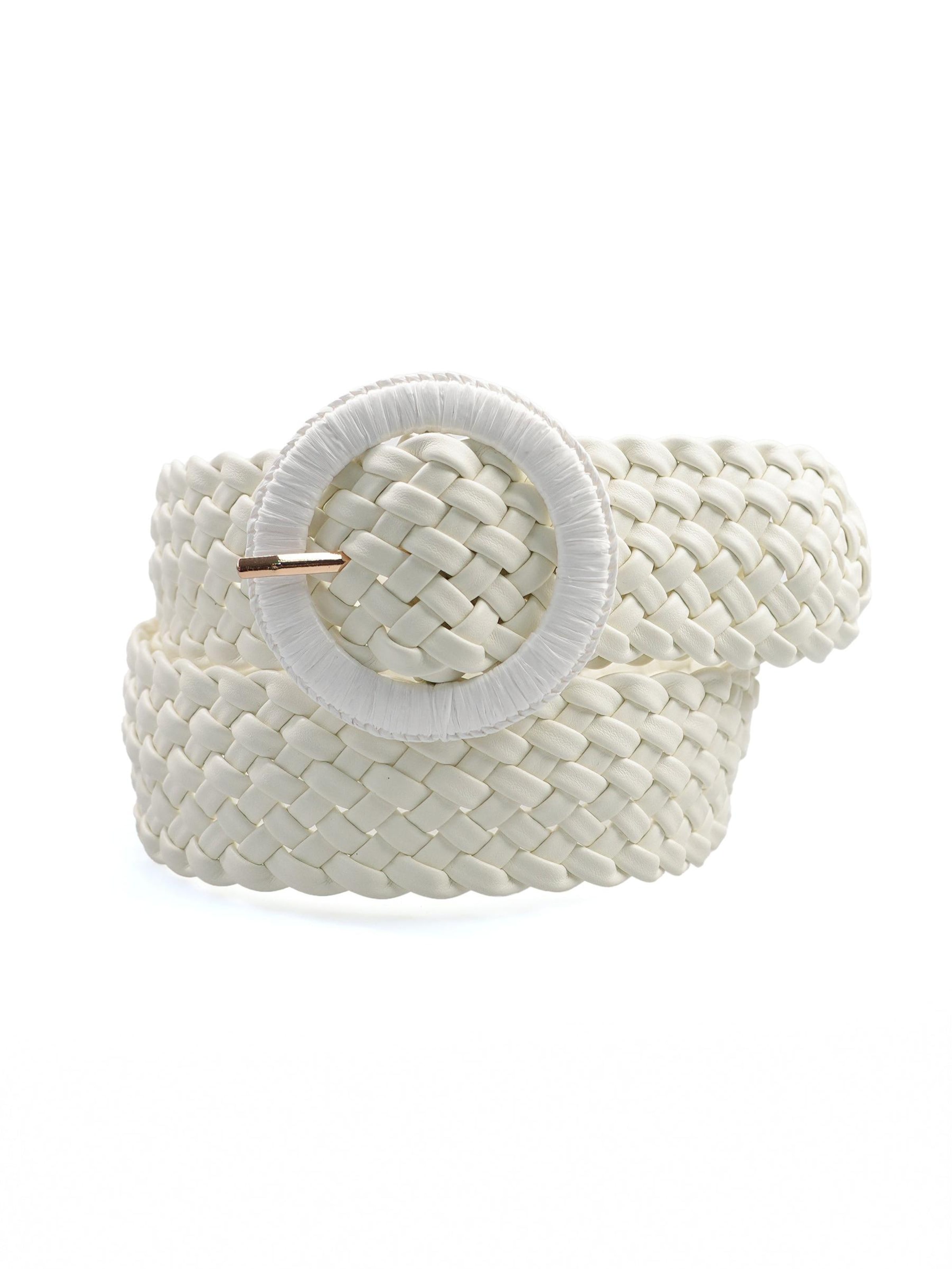 

AVANT-GARDE PARIS Ремень 'Liora' в белом цвете