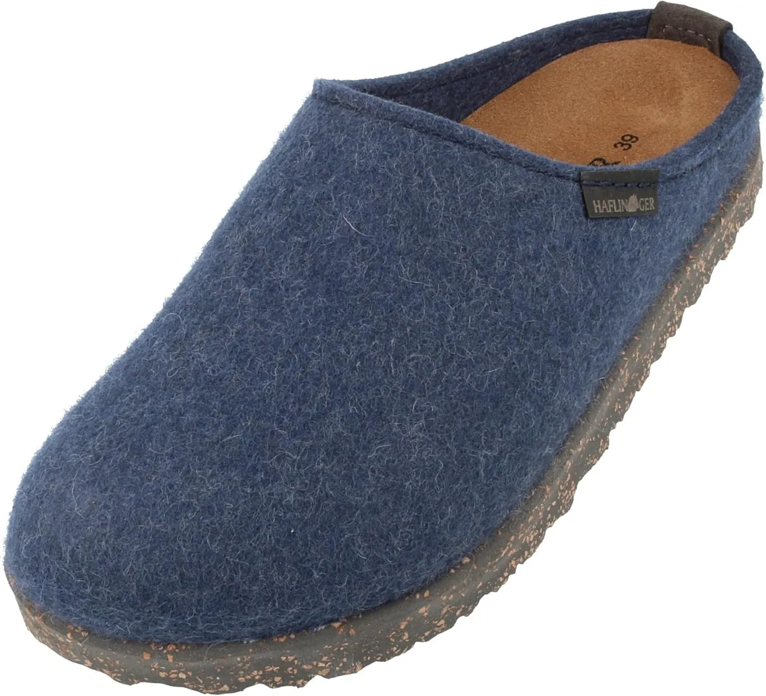 Мужские мюли из войлока HAFLINGER, синие