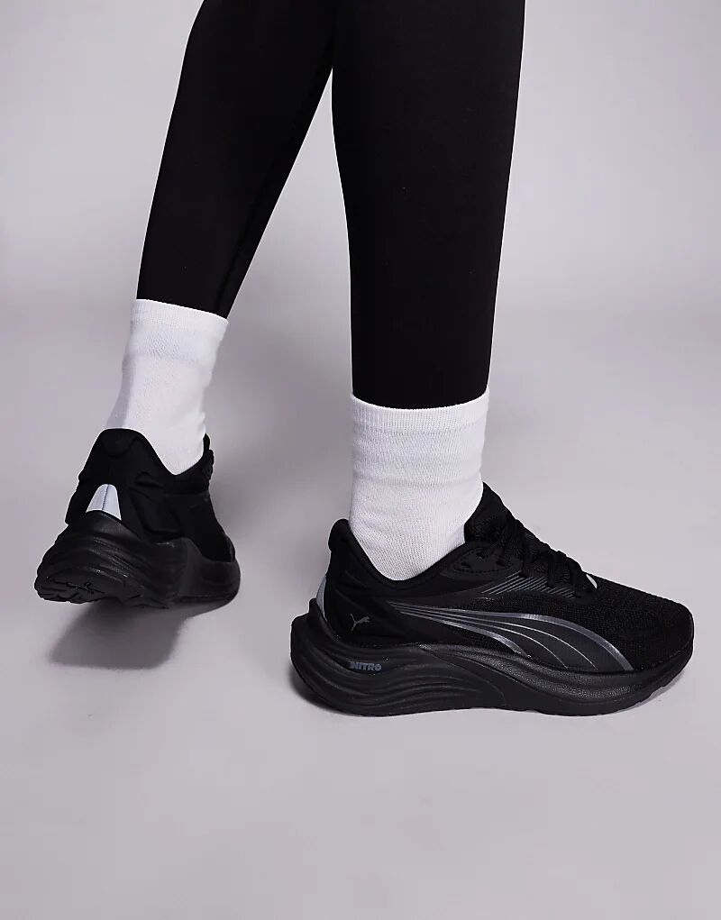Кроссовки Puma Electrify Nitro 4 в тройном черном цвете — фото 4