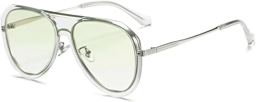 

Винтажные большие женские солнцезащитные очки, модные роскошные мужские очки для активного отдыха и вождения, солнцезащитные очки UV400 VVTWSSW, Green Gradient Green