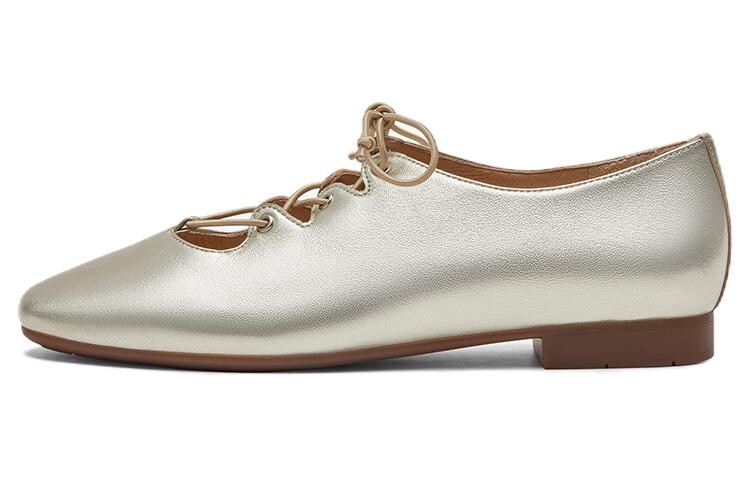 

Туфли женские повседневные Women's Casual Shoes Women's Bata, светло-золотой