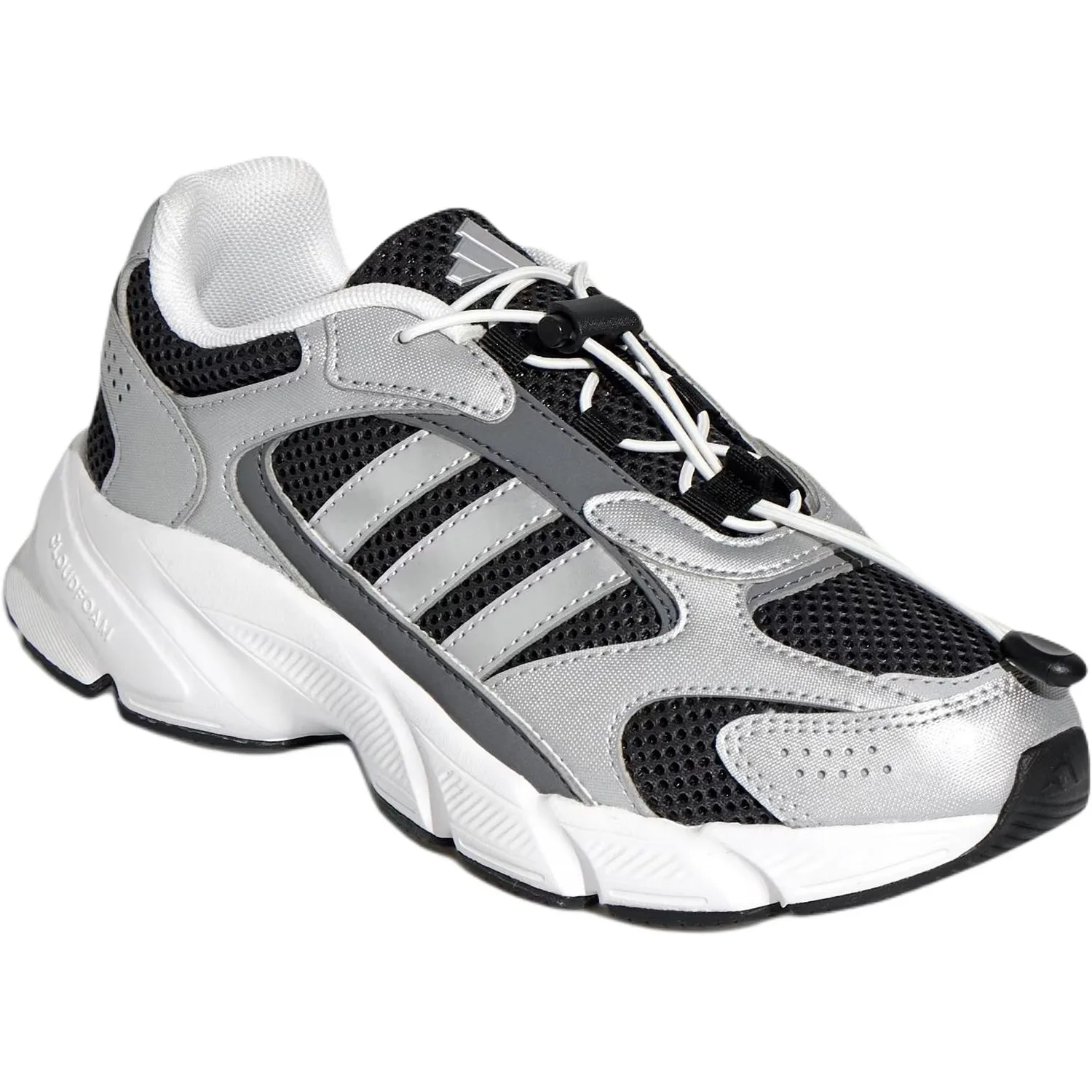 Adidas CRAZYCHAOS 2000 низкие детские повседневные кроссовки серебристо-черные unisex — фото 4