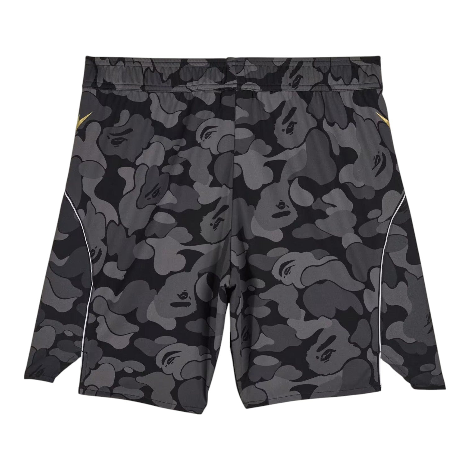 Шорты adidas x BAPE FB Slim-Fit Shorts 'Black Grey' — фото 2