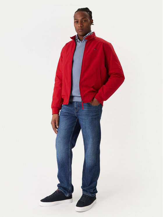 Демисезонная куртка regular fit Harrington MW0MW37647 Tommy Hilfiger, красный — фото 2