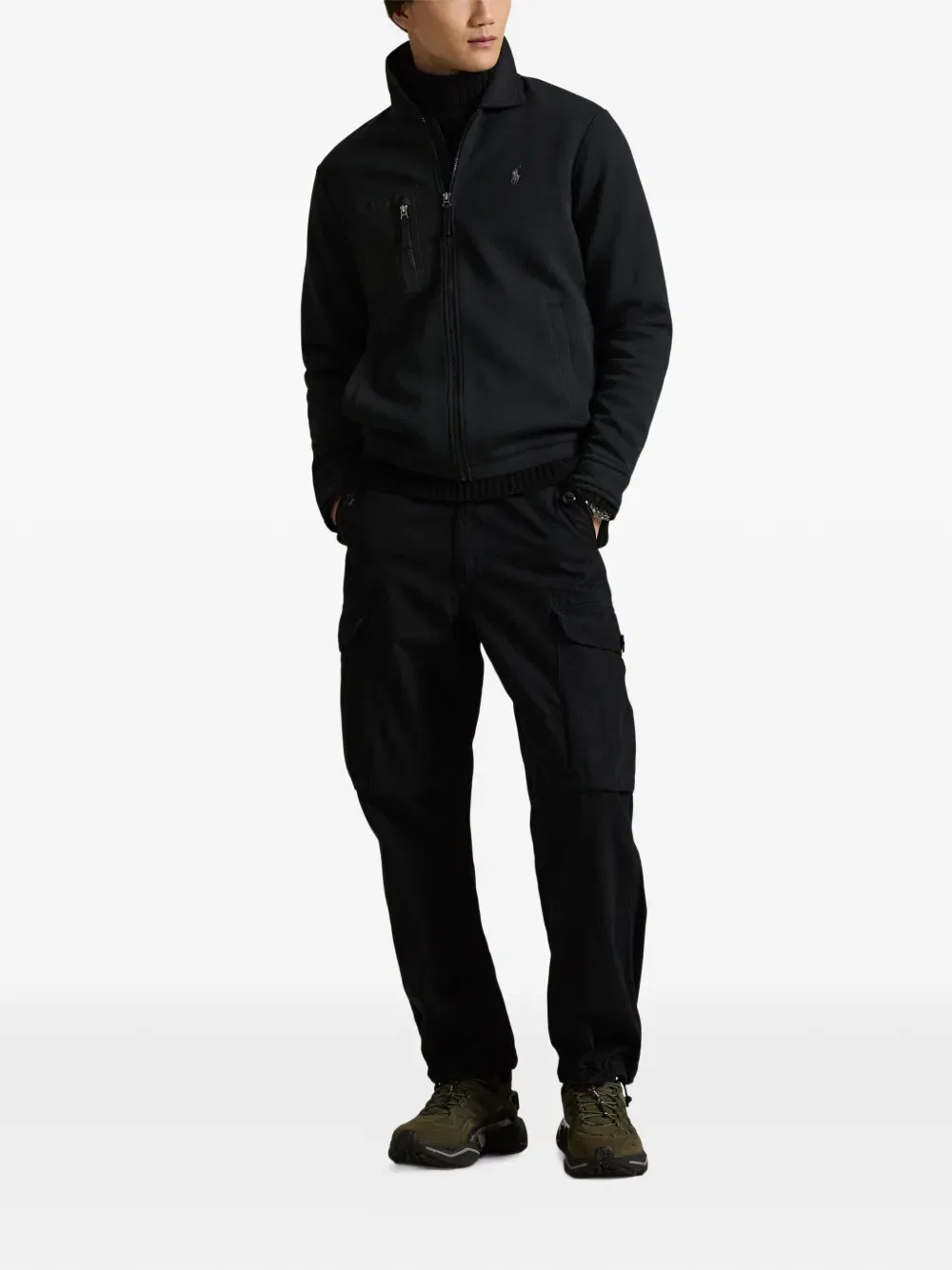 Толстовка с карманом на молнии Polo Ralph Lauren, черный — фото 2