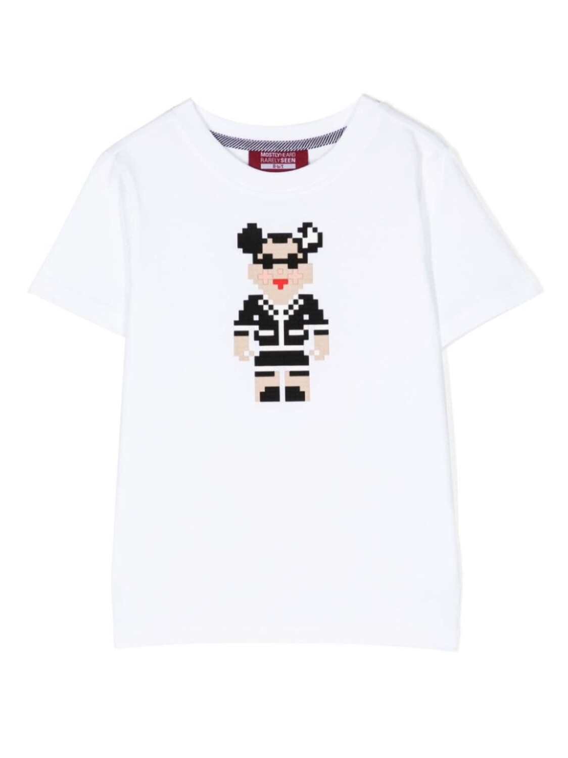 

Mostly Heard Rarely Seen 8-Bit футболка Mini Double C Bear, белый