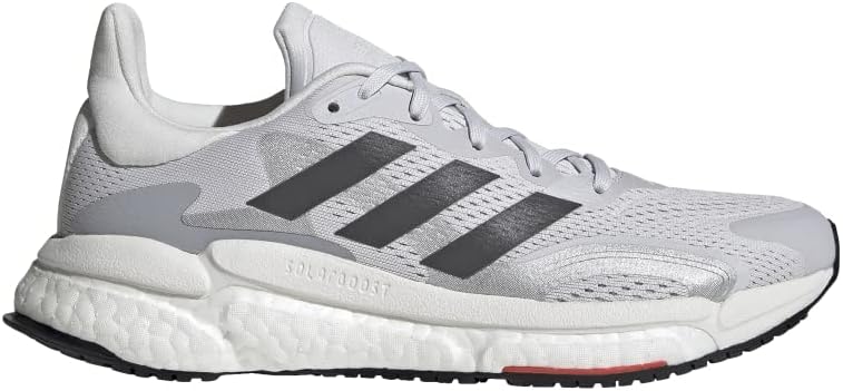 Мужские беговые кроссовки Adidas, красный/серый — фото 2
