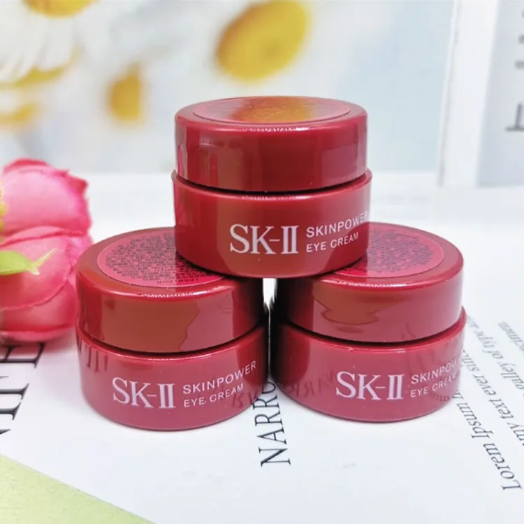 SK-II SK II Original Red Bottle Big Eye Cream Sample Pack, осветляющий, подтягивающий, увлажняющий и восстанавливающий, 2.5 г*5, 2.5g — фото 4