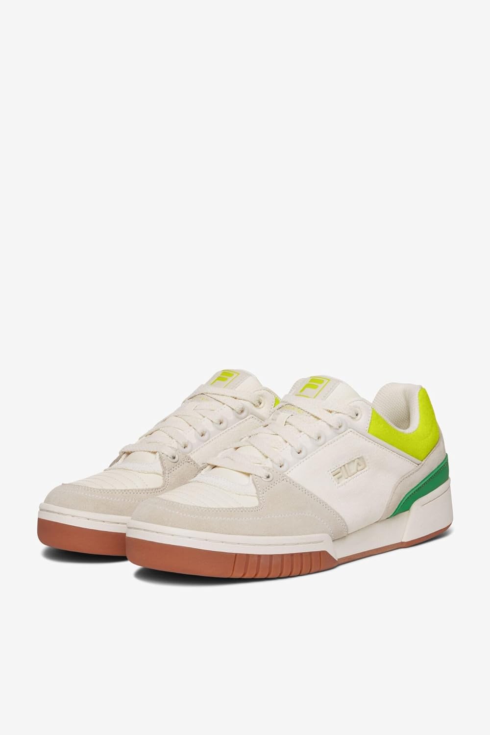 Мужские кроссовки Fila Targa Nt, Whitecap Gray/Evening Primrose/Kelly Green — фото 3