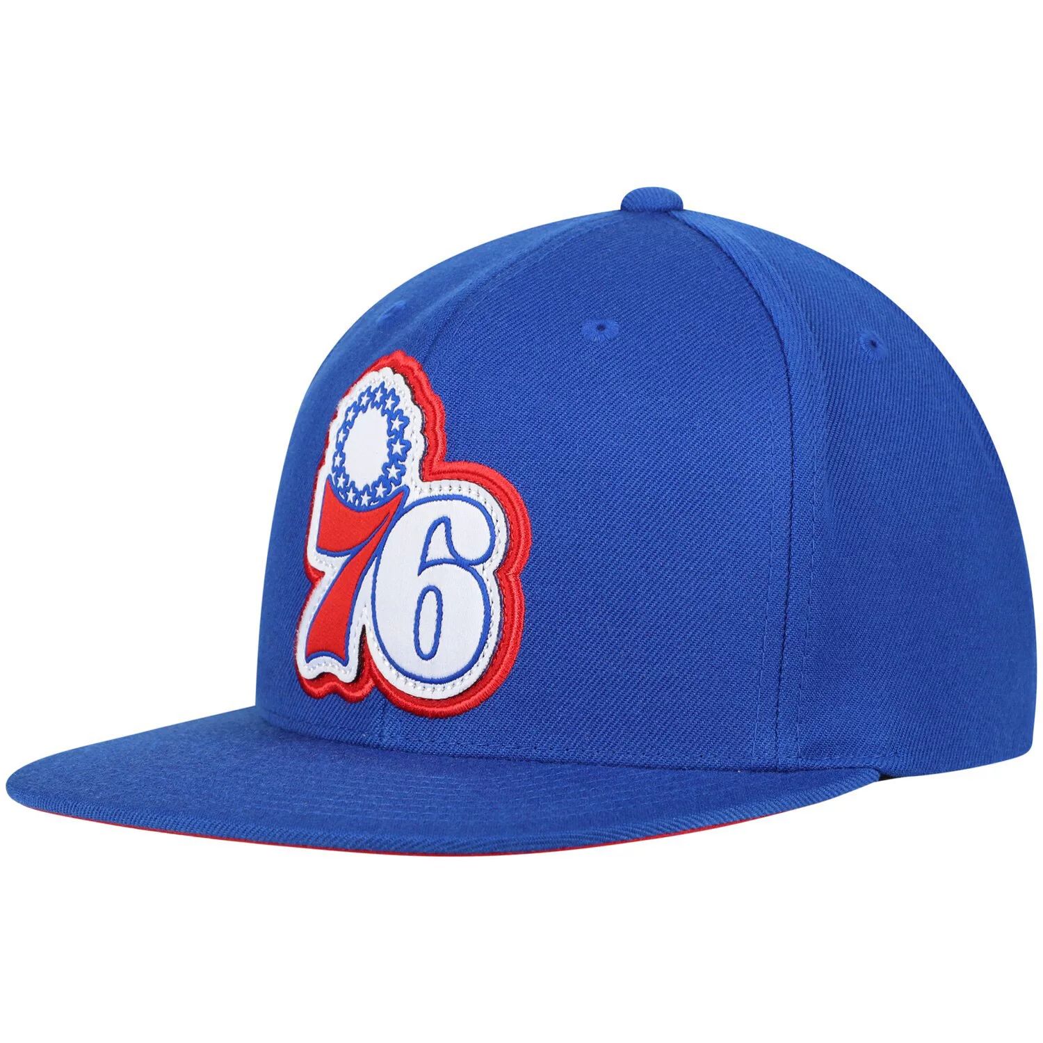 

Мужская кепка Mitchell & Ness Royal Philadelphia 76ers Hardwood Classics Pop Snapback