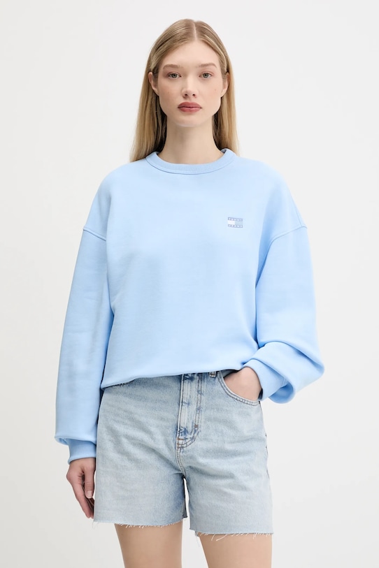 

Хлопковая толстовка Tommy Jeans, синий