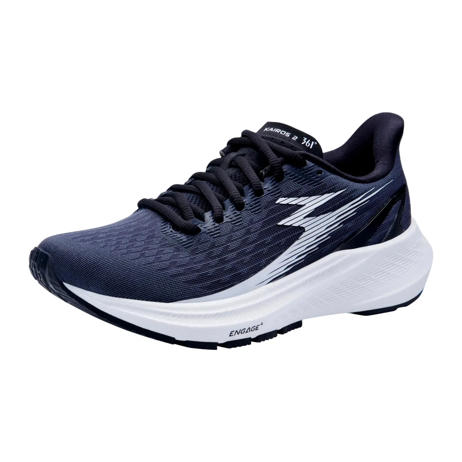 361 Degrees Kairos 2 Black / White Y2401-0900 Men's
