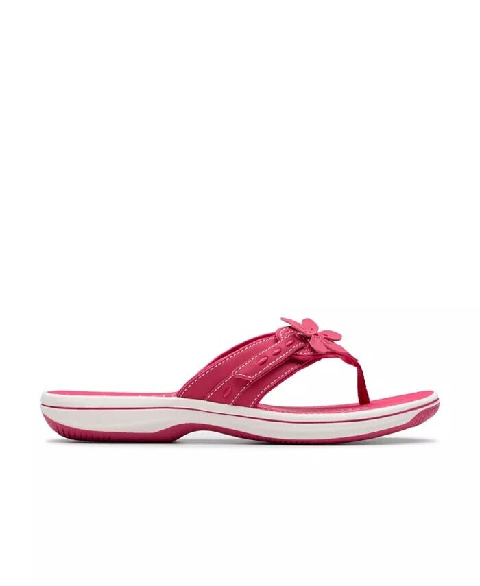 Женские сандалии Cloudsteppers Breeze Opal H Slip-On Clarks, розовый — фото 2