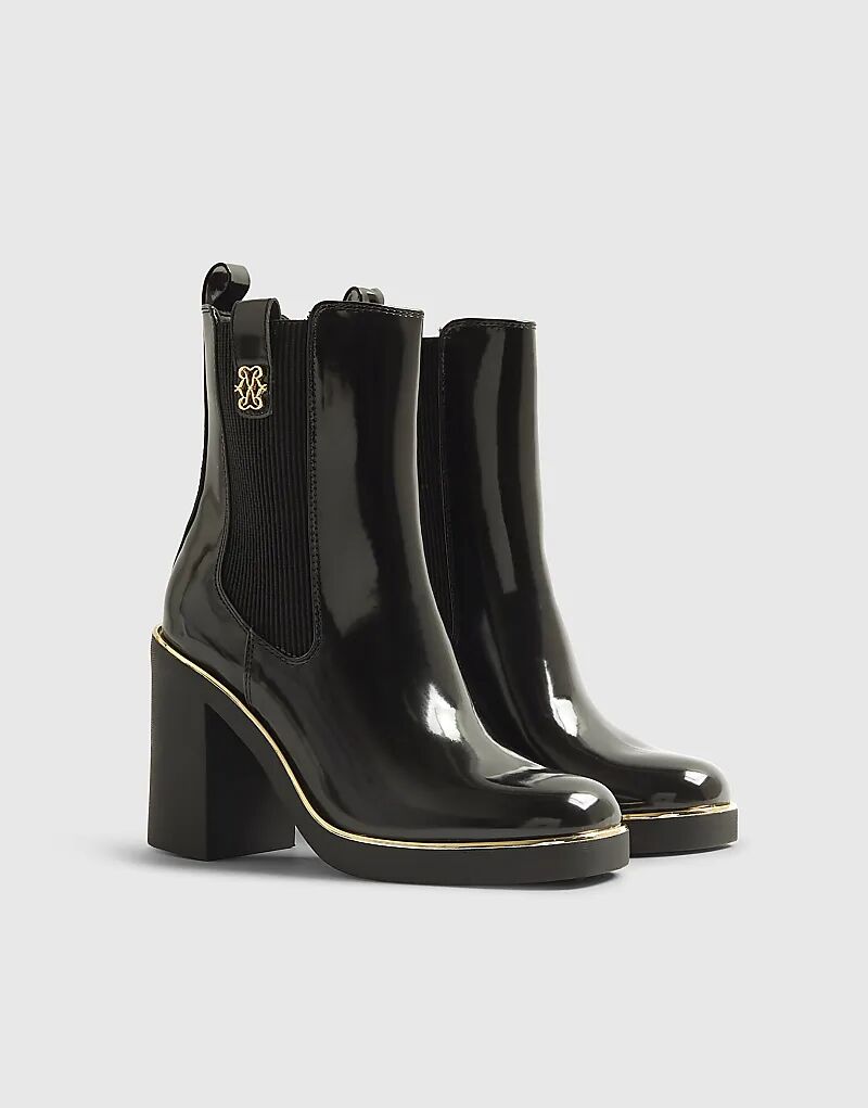 Ботинки челси на каблуке River Island черного цвета — фото 2