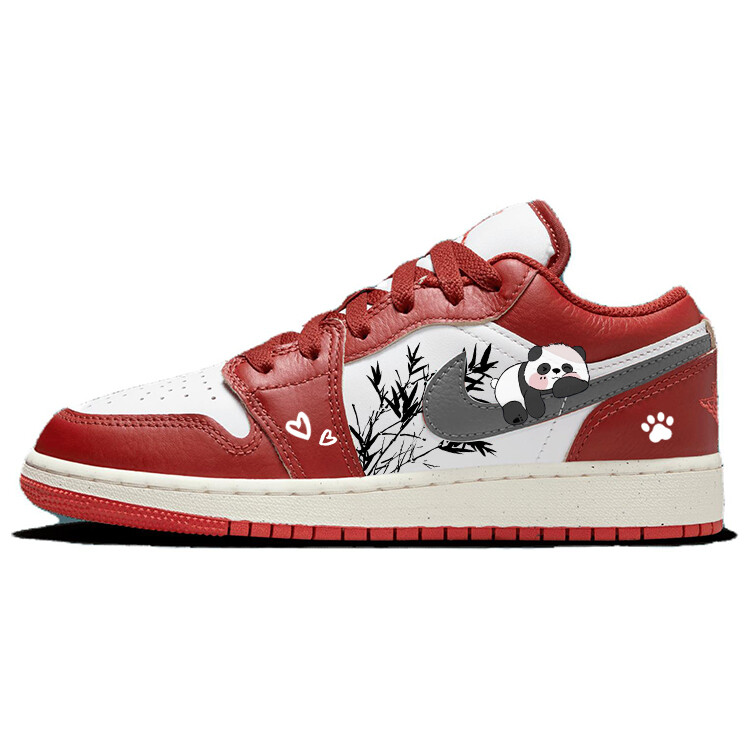 

Баскетбольные кроссовки Air 1 Vintage женские с низким верхом, красный/белый Jordan