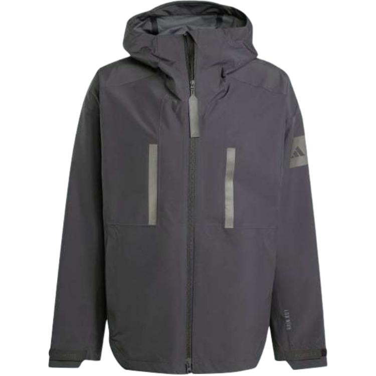 

Adidas With AdiClub Myshelter Rain.Rdy Jacket, Black