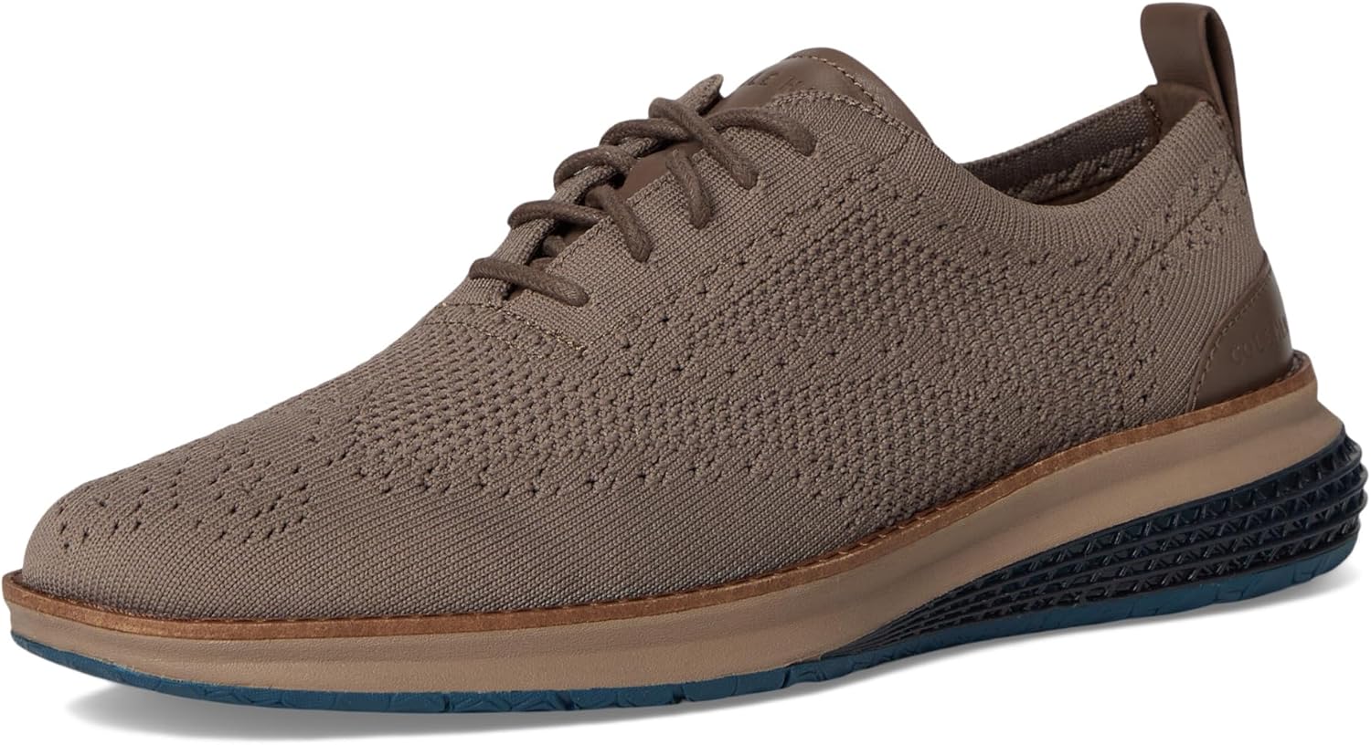 Мужские оксфорды Cole Haan Originalgrand Energyweave Stitchlite Wingtip, шоколадный изюм/бургунди/слоновая кость, 9.5 — фото 2