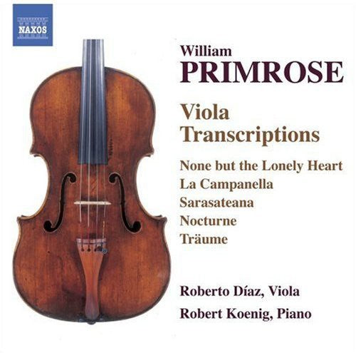 

CD диск Primrose / Diaz / Koenig: Viola Transcription