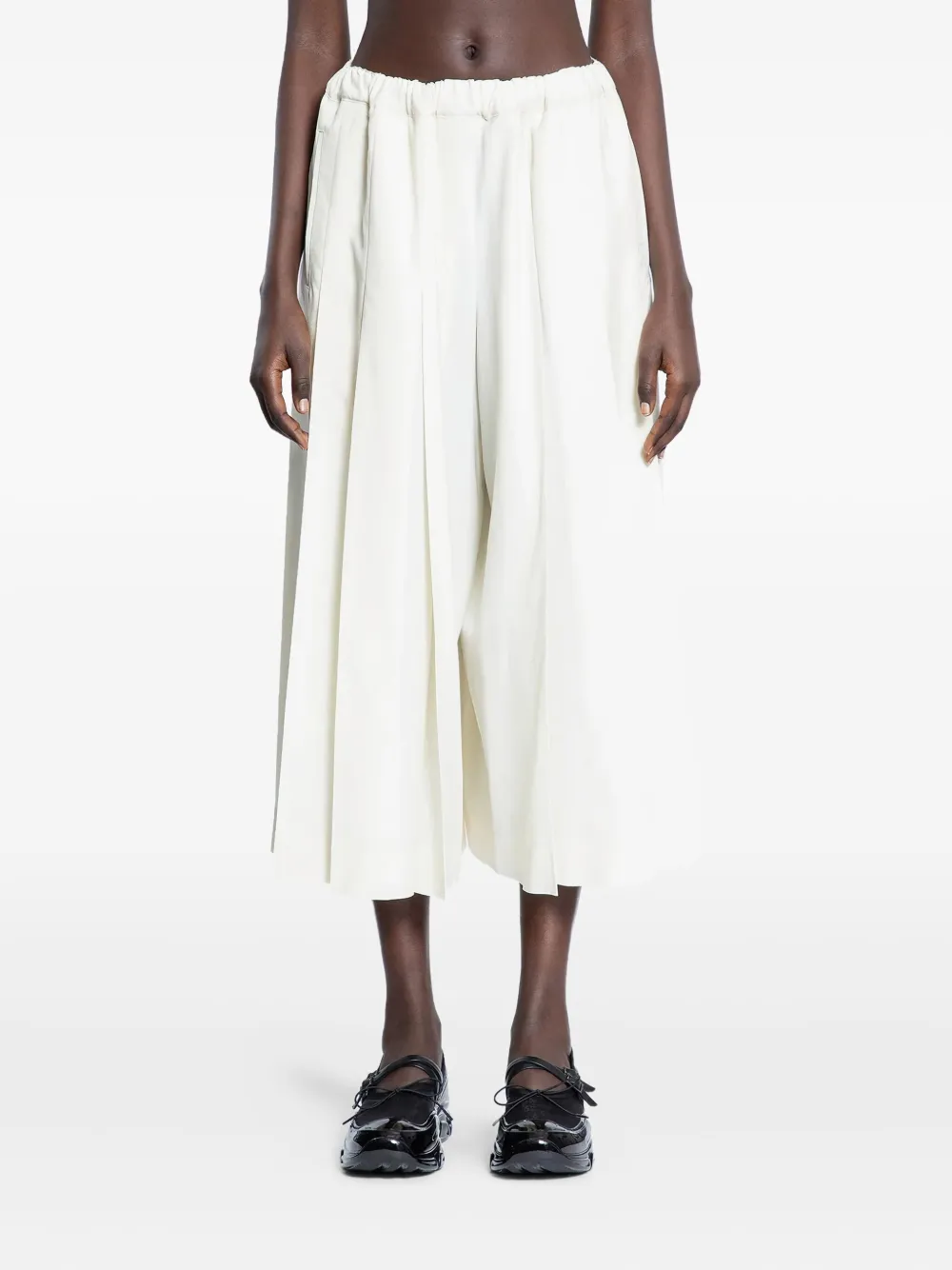 

Плиссированные брюки COMME DES GARCONS, белый