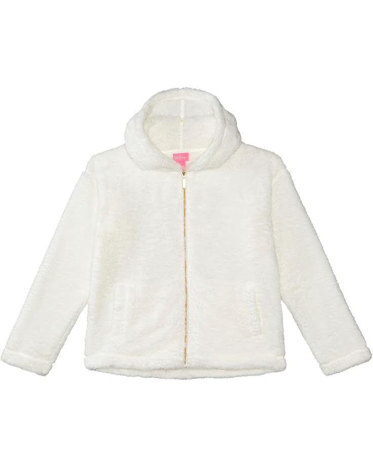 

Худи Lilly Pulitzer Kids Eastley Sherpa Hoodie, цвет Coconut