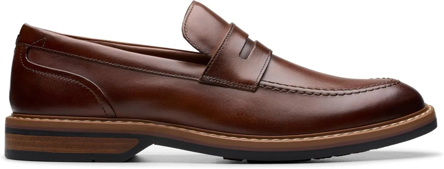 Мужские кроссовки Clarks Aldwin Stepshoes, Black (Black Leather) — фото 3