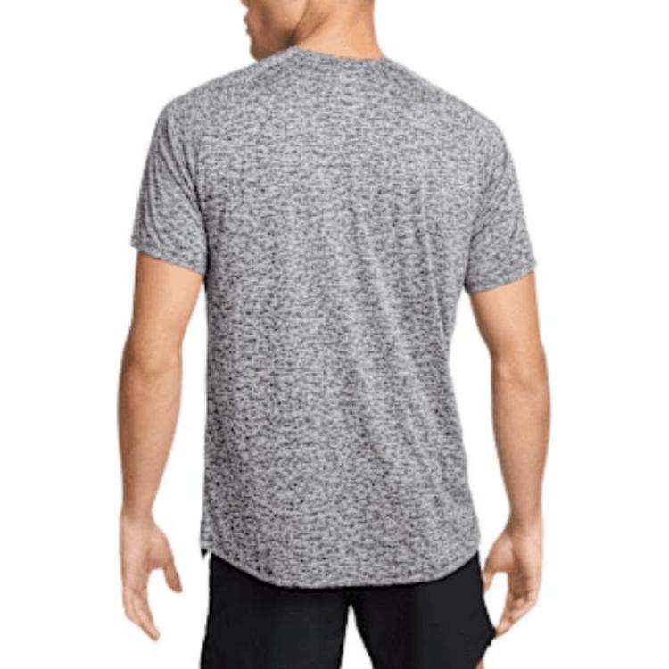 Мужская футболка для бега Stride Dri FIT Adv с короткими рукавами Nike, темно-серый — фото 4